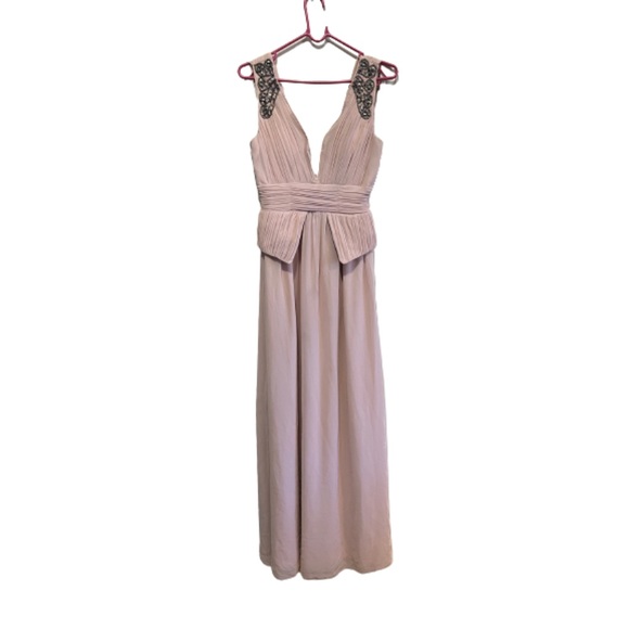 PROM DRESS - Little Mistress Baby Pink Evening Dress Gown - Picture 8 of 11